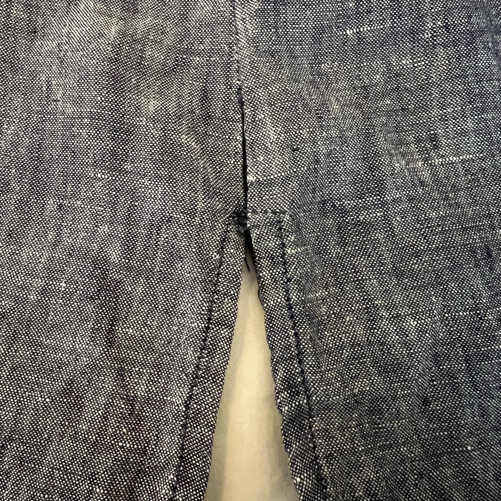St Tropez Blue Linen A Line Dress with Denim Look in XS. Great Vacay Dress!! - Picture 4 of 12